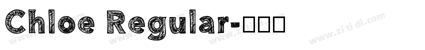 Chloe Regular字体转换